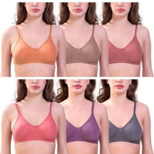 Premium Women's Non Padded Every Day Bra Multi-Pack