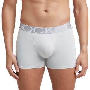 Men's Tactel Microfiber Elastane Stretch Solid Trunk with Moisture Move Treatment-High Rise