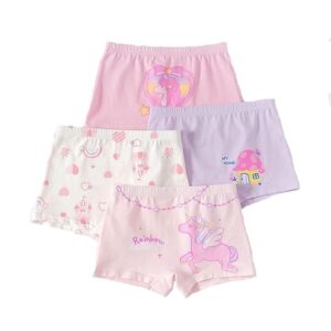 Sales Kids Series Baby Underwear Little Girls' Cotton Short Panties (Pack of 4)