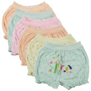 Girl's Cotton Bloomers (Color & Print May Vary)