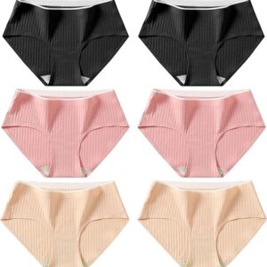 Girls Underwear Teen Underwear Girls Cotton Underwear Teens Underwear Teen no-Show Panties Briefs Pack of 3, 6,