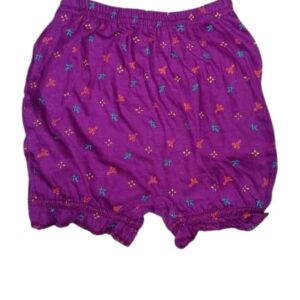 Regular Fit Cotton Printed Innerwear for Baby Girls and Boys Comfortable Kid's Brief Panty Bloomers Drawer Underwear Multicolor Panties-Purple