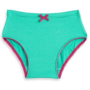 Life Primary Modal Hipsters for Girls, Relaxed Fit, Solid-Green