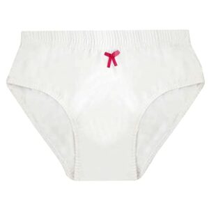 Bugs Cotton Panties/Briefs for 12-14 Years Old Girls|Elastane|White